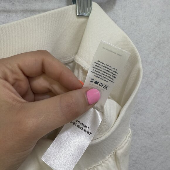 Faherty Shorts Womens Large Linen Blend Elastic Waist Pockets Lightweight Summe - Picture 8 of 12